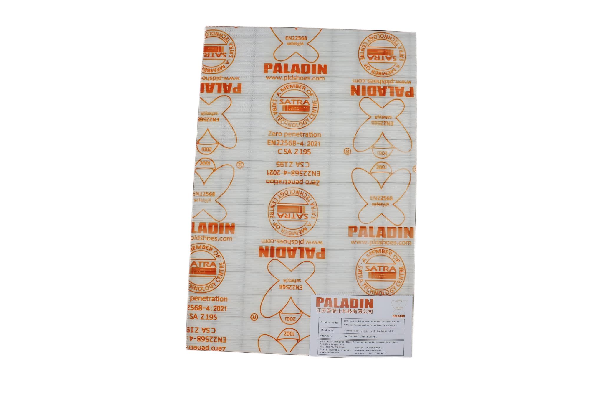 Güvenlik Ayakkabıları için Anti Ponkslik Esnek Yumuşak Evden Kumaş