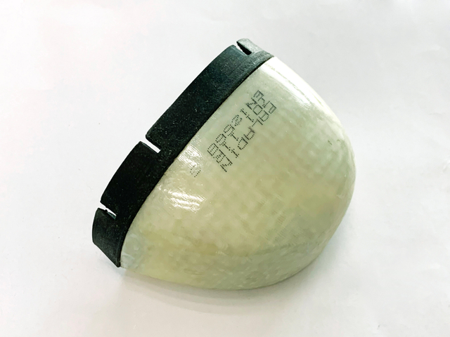 Fiberglas geri dönüştürülebilir yeni malzeme başparmağı kapağı yüksek darbe direnci en ISO22568-2